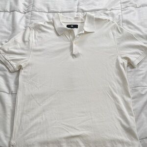 Banana Republic Cream Polo Shirt
